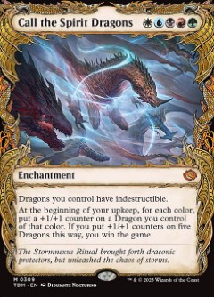 Call the Spirit Dragons Tarkir- Dragonstorm Draconic Frame